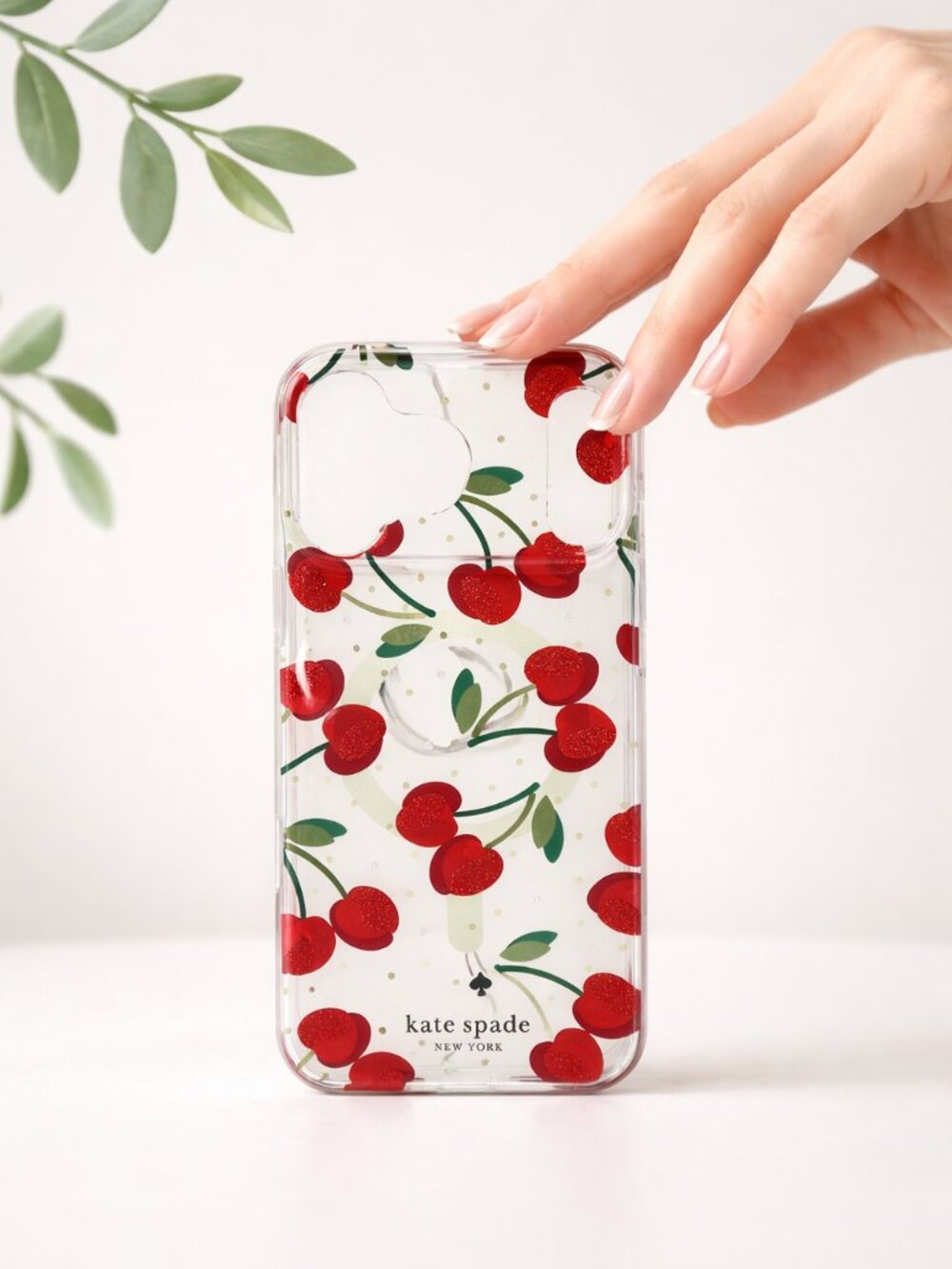 Kate Spade Cherry MagSafe iPhone 17 Pro Max Case NWT